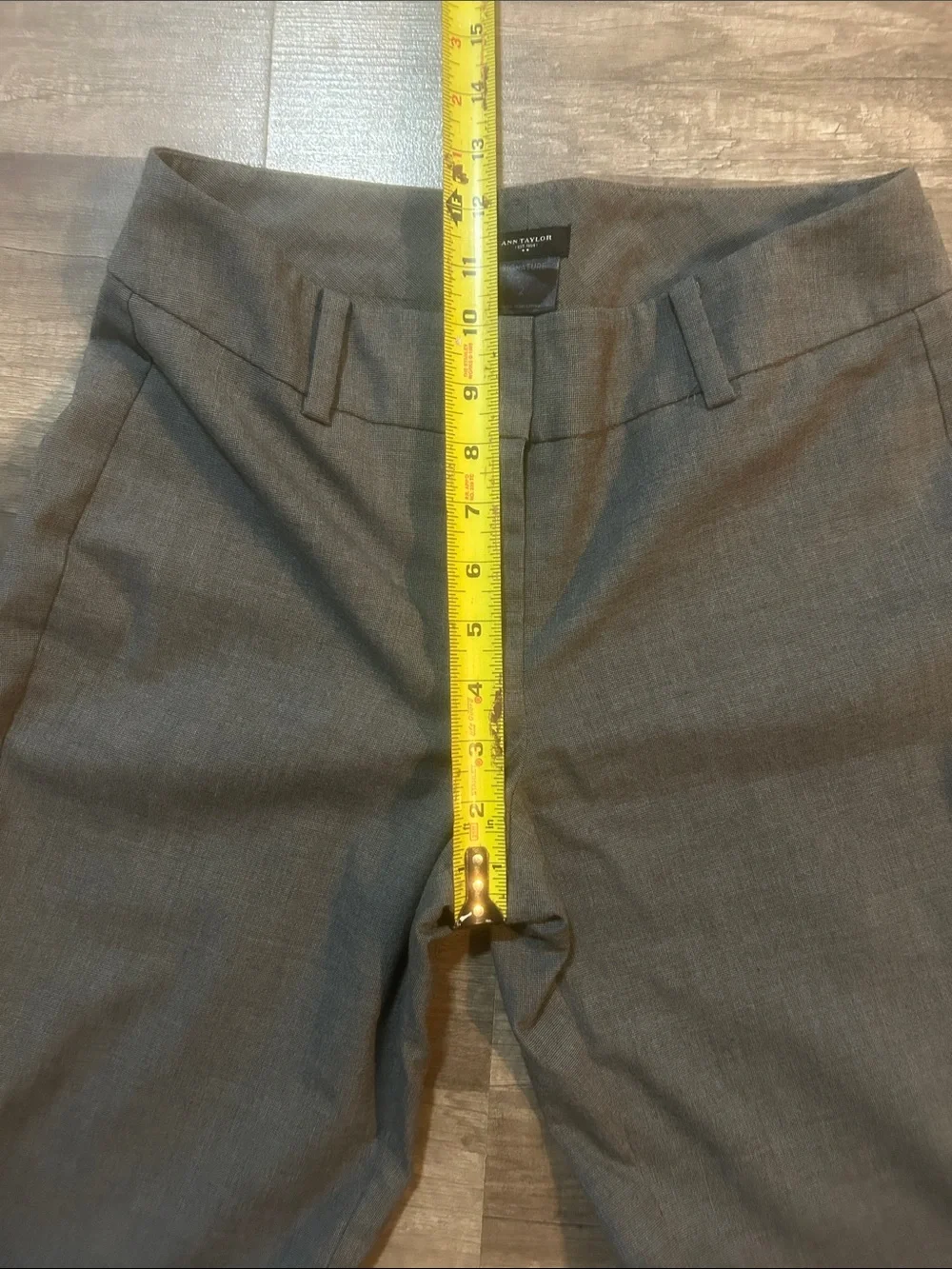 Ann Taylor Women’s Pants Grey Straight-Leg Dress Pants Size 2